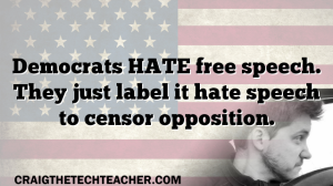 democrats hate free speech