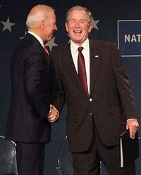 Biden and Bush asterisks